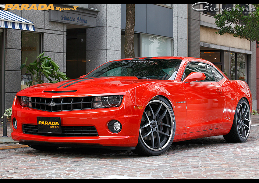 Giovanna Monza Black on Red Chevrolet Camaro SS RS